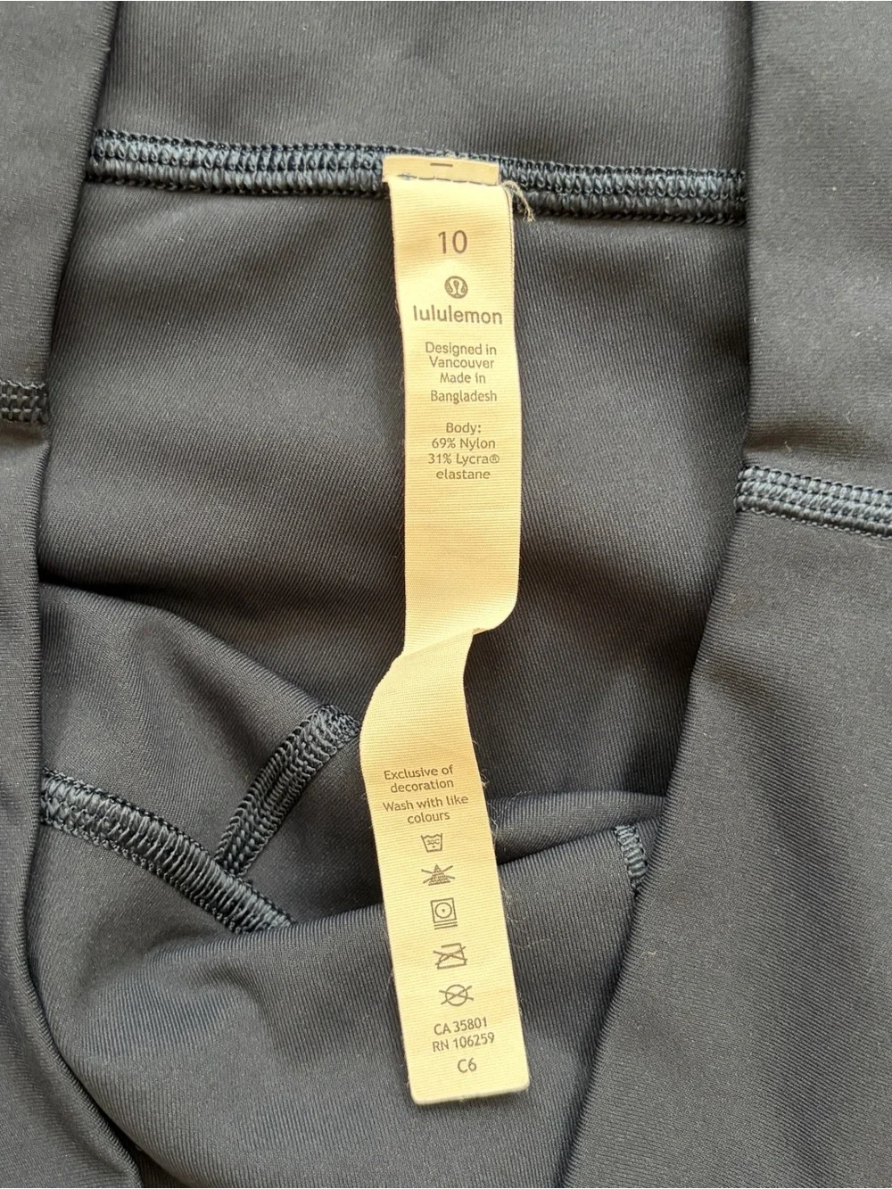 Lululemon Wunder Under Crop High-Rise Blue Luxtreme 21